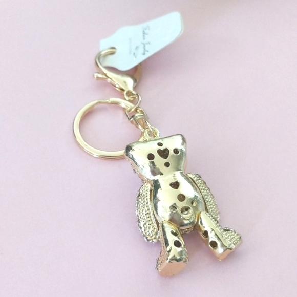 2 For $25 | CRYSTAL Teddy Bear Keychain  | Brand New - Picture 4 of 4